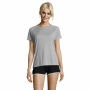 SPORTY WOMEN - SPORTYdames t-shirt 140g - L - Zuiver Grijs