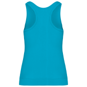 Angelina - Dames Racerback Deep Turquoise XL