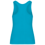 Angelina - Dames Racerback Deep Turquoise XL
