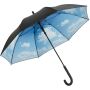 AC regular umbrella FARE® Impressions black/cloud design