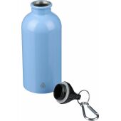 Gerecyclede roestvrijstalen enkelwandige fles (400 ml) Sable zwart