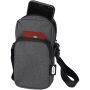 Ross GRS gerecyclede crossbody tas - Heather Charcoal