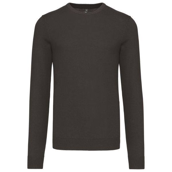 Herenpullover met ronde hals Dark Grey S Herenpullover met ronde hals Dark Grey S