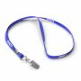 Polyester tubulaire keycord met metalen klem