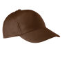 Katoenen pet 5 panelen Chocolate One Size