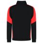 Zip Sweater Bicolor Redefined 306111 Black-Brightred XXL