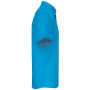 Overhemd in onderhoudsvriendelijk polykatoen-popeline korte mouwen heren Bright Turquoise 4XL