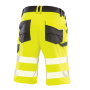 Safe-Guard gerecyclede stretch veiligheidsbermuda Fluorescent Yellow 3XL
