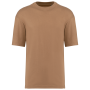 Oversized T-shirt korte mouwen uniseks Camel 3XL