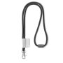 Polyester 2-kleurige koord-lanyard met full color label