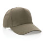 Impact AWARE™ 5 panel 280gr recycled katoenen cap, groen