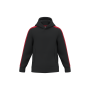 Tweekleurige teamwear hoodie voor kinderen Black / Sporty Red 4/6 jaar