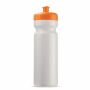 Sportbidon Bio 750ml - Wit / Oranje