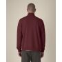 Trailer 2.0 - Het unisex sweatshirt met rits en opstaande kraag - Burgundy (5XL)