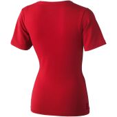 Kawartha biologisch dames t-shirt met korte mouwen - Rood - XS