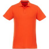 Helios herenpolo met korte mouwen - Oranje - 3XL