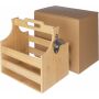 Fleshouder Hans | Bamboe | Met opener - bruin
