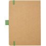 Berk notitieboek van gerecycled papier - Groen