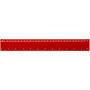 Refari liniaal van 30 cm van gerecycled plastic - Rood