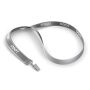 Polyester keycord met reflecterende overlay Polyester keycord met reflecterende overlay