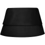 Solaris 130 g/m2 polyester zonnehoed - Zwart
