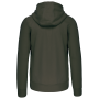 Hooded Sweater Met Rits Dark Khaki XS