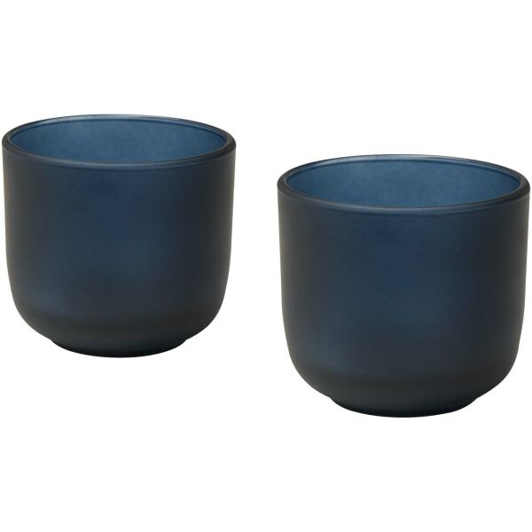 Male glazen bekers van 200 ml, set van 2 - Hale blauw Male glazen bekers van 200 ml, set van 2 - Hale blauw
