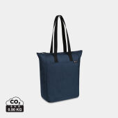 Renew AWARE™ rPET draagtas met rits, donkerblauw