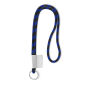 Polyester 2-kleurige koord-lanyard met full color label