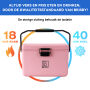 Brisby Koelbox - Frigobox - 12L - ROZE – Incl. Ergonomisch draaghandvat - Dividers - Snijplanken - Tot maximaal 40 uur isolatie - Incl. 2 koelelementen van 200ml