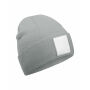 Appliqué Patch Beanie ash/white one size