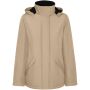 America gewatteerde parkajack voor dames - Dark Sand - 3XL