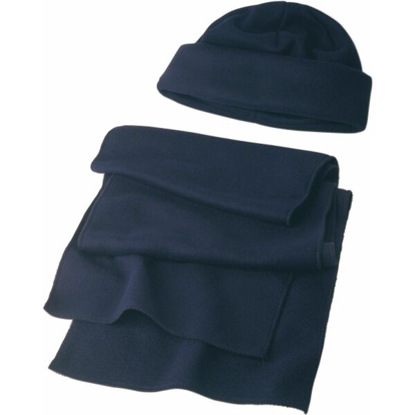 Polyester fleece (200 gr/m²) muts en sjaal Russo