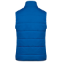 Gewatteerde bodywarmer Light Royal Blue XS