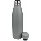 Gerecyclede dubbelwandige drinkfles 500 ml Sunny - grijs