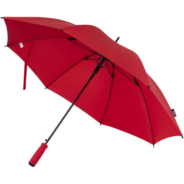 Niel 23" automatisch openende paraplu van gerecycled PET - Rood
