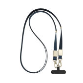 Nivo RCS recycled PET Crossbody lanyard, donkerblauw