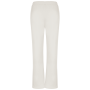 Ecologische wijde joggingbroek voor dames in French Terry Ivory L