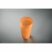 FESTA LARGE - Herbruikbare event beker 500ml - Transparant Oranje