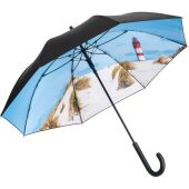 AC regular umbrella FARE® Impressions black/lighthouse design