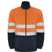navy blue/fluor orange