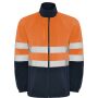 Altair Hi-Viz Fleece Jacket navy blue/fluor orange S