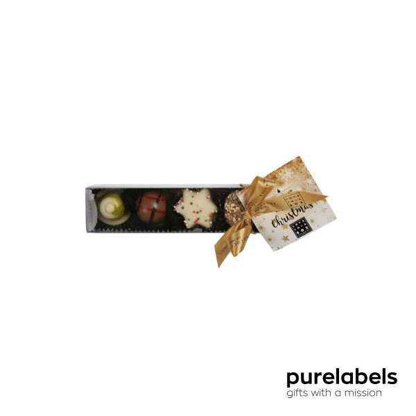 Kerstchocolade premium | Kerstbonbons Gold Stars | Kerstgeschenk