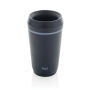 Topl Recycled Plastic To Go beker gepatenteerd 360 Lid 354ml, donkerblauw