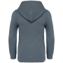 Ecologische kindersweater met capuchon Mineral Grey 12/14 jaar