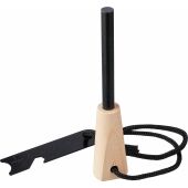 Roestvrijstalen vuurstarterstaaf Azra bruin Roestvrijstalen vuurstarterstaaf Azra bruin