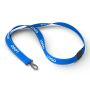 Polyester lanyard met reflecterende draden Polyester lanyard met reflecterende draden