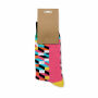 FUNNY M - Sokken met een grappig patroon - Fuchsia