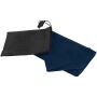 Lucas RPET sporthanddoek 30 x 80 cm - Marineblauw Lucas RPET sporthanddoek 30 x 80 cm - Marineblauw