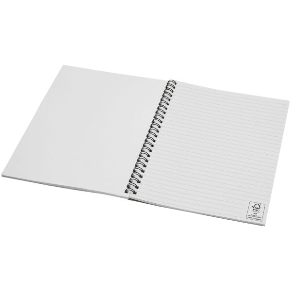 Desk-Mate® A5 kleuren spiraal notitieboek - Ivoorwit
